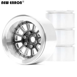 CNC Grey-10MM Offset Wheel Rim 2.2" For RC 1/10 Axial SCX10 II 90046 TRAXXAS KM - Picture 1 of 12