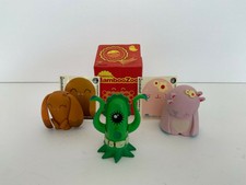 Peskimo’s Bamboo Zoo Tenjo Warning Bamboobi Miss Mishka Kidrobot Lot of 3