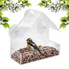 Bird Feeder Window Parrot Food Feeder Bird Feed Box  Birdfeeders N9V3