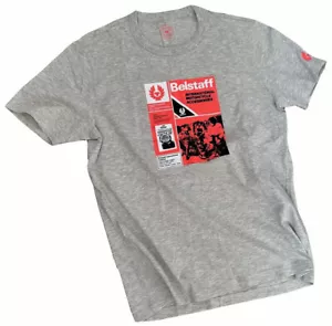 BELSTAFF INTERNATIONAL AD RETRO PRINT SHORT SLEEVE COTTON T-SHIRT / TOP SZ-M NWT - Picture 1 of 15