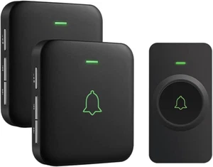 AVANTEK Wireless Doorbell, 1000Ft Long Range IP55 Waterproof Door Bells with 2 - Picture 1 of 12