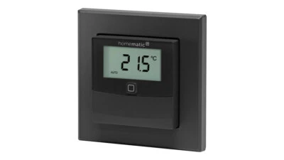 Homematic IP Smart Home Temperatur- und Luftfeuchtigkeitssensor mit Display – in - Bild 1 von 4