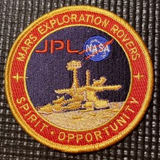 MARS EXPLORATION ROVER PATCH - JPL NASA - 3.5”