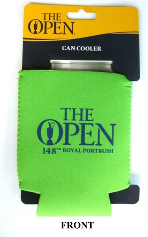 1 - 2019 BRITISH OPEN @ ROYAL PORTRUSH, OFFICIAL, GREEN CAN Cooler/Koozie Cover