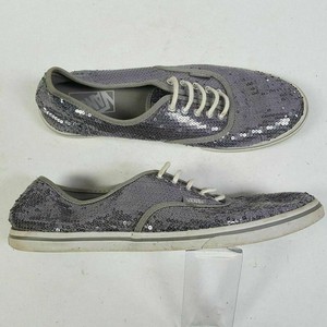 sequin checkered vans