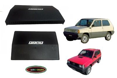 Presa d'aria Cofano con logo Panda 141 Sisley young 4x4 trekking Anteriore Nera - Immagine 1 di 4