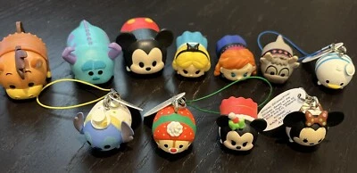 Lote 11 figuras de vinilo Disney Frozen Minnie Stitch Tsum Tsum princesa Olaf Elsa Foto 1 de 3