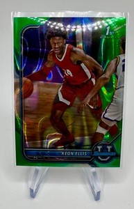 2022 Topps Bowman U Basketball Keon Ellis 1st Bowman Green Refractor /99 Alabama