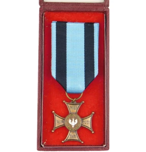 4114 WW2 POLISH ORDER VIRTUTI MILITARI 5TH CLASS POLAND - Picture 1 of 6