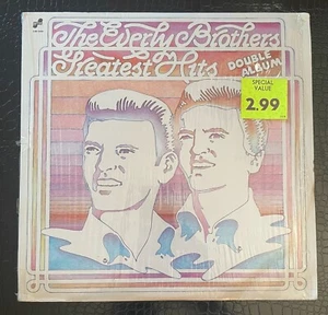THE EVERLY BROTHERS Greatest Hits 2 LPs Bye Bye Love Claudette Poor Jenny NM/EX - Picture 1 of 11