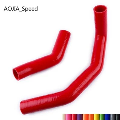 RED FOR 1986-1991 MAZDA RX7 / RX-7 FC 13B S4 S5 COOLANT SILICONE RADIATOR HOSE - Image 1 of 4