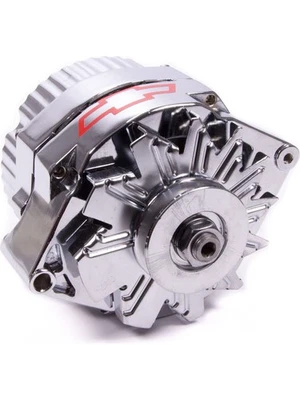 Proform Bowtie Alternator 100 Amp Chrome With Single Wire (141-657) - Image 1 of 4