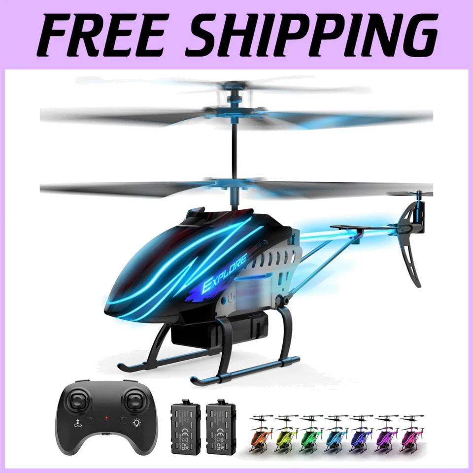 7+1 LED Light Modes RC Helicopter with Altitude Hold - Image 1 of 4