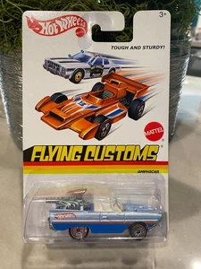2012 Hot Wheels Flying Customs Blue Amphicar Tough And Sturdy - Picture 1 of 2