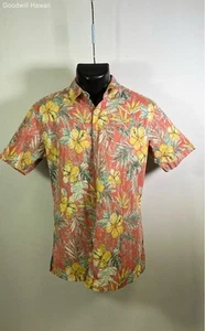 TORI RICHARD Multi Short Sleeve Button Cotton Hawaiian Aloha Shirt Men - Size S - Picture 1 of 4