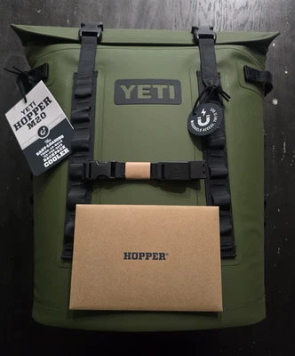全新 YETI Hopper M20 软背包 冷藏箱 橄榄色 更新 2025 型号 — 第 1/2 张图片