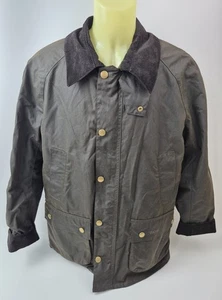 Barbour Ashby Wax Jacket Men's Olive Size Medium - Picture 1 of 5