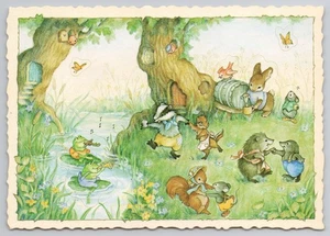 Hallmark Send A Sticker Foot Stompin Fun David Kirschner Unp Postcard - Picture 1 of 2