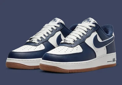 Nike Air Force 1 Low College Pack Midnight Navy DQ7659-101 Hombres Nuevo Foto 1 de 4