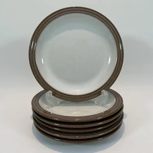 Vintage Denby Greystone 6 Side Plates 16cm 80's 90's Dining Discontinued - Picture 1 of 12