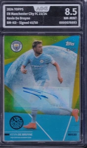 Kevin De Bruyne 2023-24 Manchester City Team Set Blue Moon Auto Yellow /50 AOG 8 - Bild 1 von 2