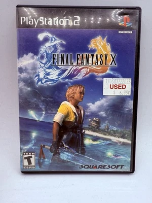 Final Fantasy X (Sony PlayStation 2, 2002) PS2 - French Manual  Black Label - Image 1 of 4