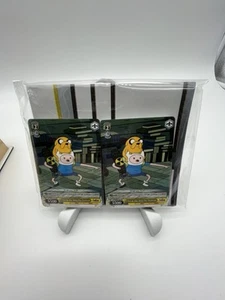 Blanco Negro Hora de Aventuras Nuevo 50 Cartas Demo Barajas Alfombra de Juego Finn Jake Marceline - Imagen 1 de 2