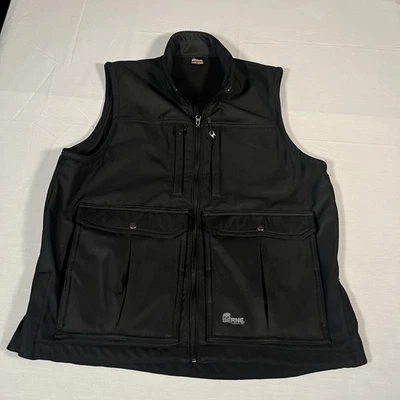 Colete Berna Masculino Grande Preto Roupa de Trabalho CCW Roupa de Trabalho de Transporte Oculto - Imagem 1 de 4