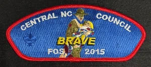 BOY SCOUT BSA CENTRAL NORTH CAROLINA CATAWBA OA 459 FOS BRAVE 2015 CSP MINT! - Picture 1 of 2