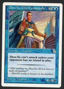 ***English Zhou Yu, Chief Commander*** MTG Portal 3 Kingdoms Kid Icarus - Picture 1 of 2