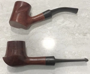 Vintage Medico Crest Artisan Imported Briar Tobacco Smoking Estate Pipe 2 Pipes - Picture 1 of 16