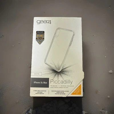 Gear4 Piccadilly Apple iPhone XS Max White Clear Impact Case Protector Skin - Image 1 of 2