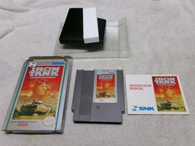 #614 Iron Tank The Invasion of Normandy NES 1988 IN BOX W/MANUAL/BOX PROTECTOR