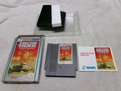 #614 Iron Tank The Invasion of Normandy NES 1988 IN BOX W/MANUAL/BOX PROTECTOR - Image 1 of 4