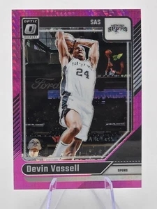 2024-25 Donruss Optic Basketball - Devin Vassell #157 Pink Hyper Prizm - Picture 1 of 2