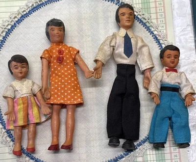 Muñeca de goma flexible Shackman vintage familia Foto 1 de 3