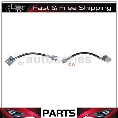 Manguera hidráulica de freno línea de freno delantero para Dodge D350 1986-1988 2 piezas Foto 1 de 4