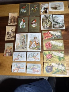 Lot of 20 Victorian Trading Cards Varying Condition. Check Condition.  4A - Picture 1 of 10