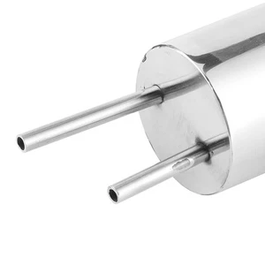 Ι 2x10in Overflow Tank Can Polished Stainless Steel Coolant Radiator 14oz For - Picture 1 of 12