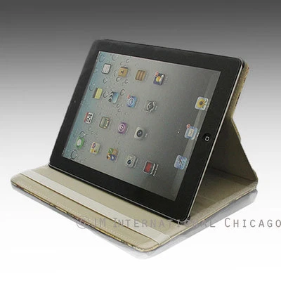 iPad 4 4G 4 Gen 2 3  Flower Envelope Letter Patterned Leather Case Yellow Color - Image 1 of 3