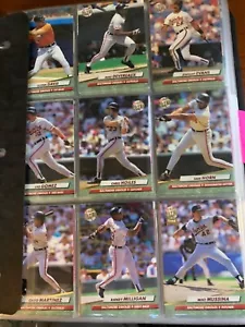 1992 Fleer Ultra Baseball Complete Set 1-600 NM-MT Some Inserts In Sheets NM - Picture 1 of 4