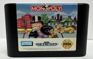 Monopoly (Sega Genesis) Retro | Vintage Video Game - Tested - Picture 1 of 5