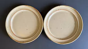 Set di 2 piatti da insalata vintage Dansk Nielstone spezie marroni 8,5" - Foto 1 di 7