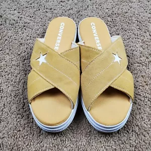 Converse One Star Sandals Women's 6 Suede Slip On Slides Shoes 567722C - Picture 1 of 15