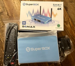Opened S6Max Superbox Preinstalled Apps For your Convenience, No Set Up Needed - Picture 1 of 8