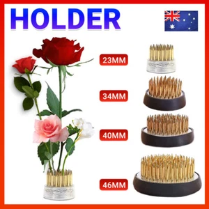 Round Flower Base Holder Spiky Frog Fixed Tool Floral Arrange For Ikebana Kenzan - Picture 1 of 20