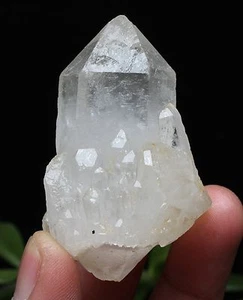 78.3g  New Find Unique skeletal Elestial QUARTZ Crystal Double End Specimen - Picture 1 of 12