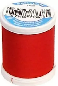 Coats & Clark ~ Dual Duty All Purpose Thread, 125 yd ~ (S900-2250 - Red) - Picture 1 of 1