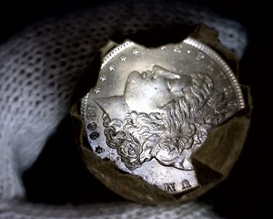 1896-p Blast White Unc Morgan Silver Dollar da un rotolo originale sarà classificato - Foto 1 di 1