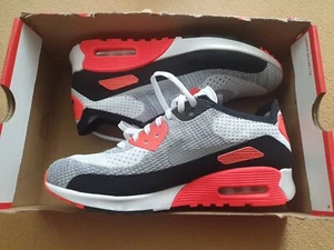 NUOVE NIKE W AIR MAX 90 ULTRA 2.0 FLYKNIT 881109-100 TAGLIA 41. ZOOM INFRAROSSI - Foto 1 di 7